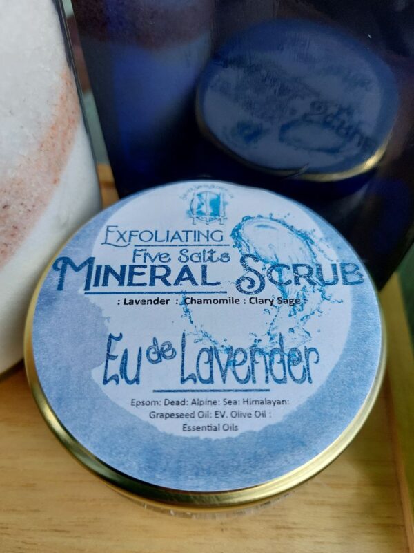 Exfoliating Five Salt Mineral Scrub - Eu de Lavender