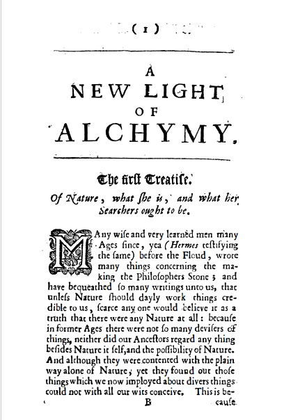 A New Light to Alchemy - Treatise of Sulphur